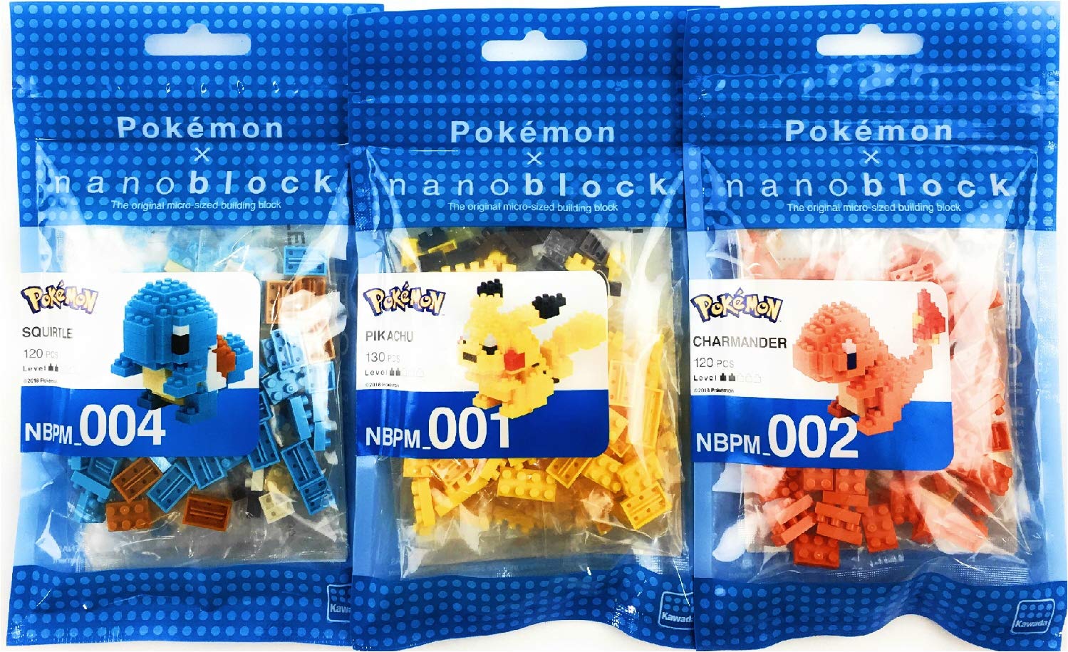 FRAGMENT - フラグメント  ナノブロック　カビゴン　ピカチュウ　ヒトカゲ Amazon.co.jp: 【カワダ ポケモン ナノブロックセット